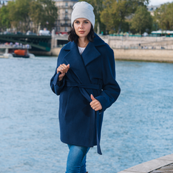 Manteau french Caldo bleu marine